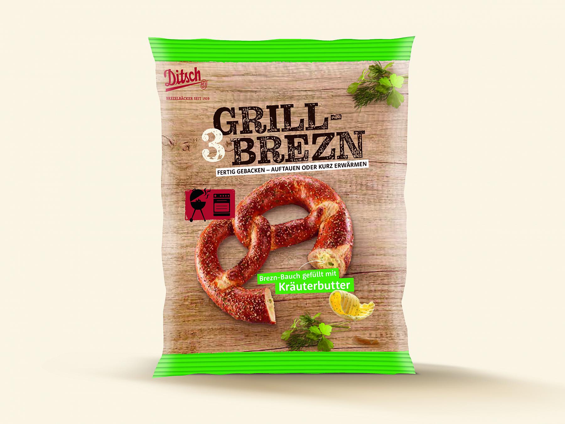 Laugenbrezel gefüllt mit Kräuterbutter, 3 x 78 g