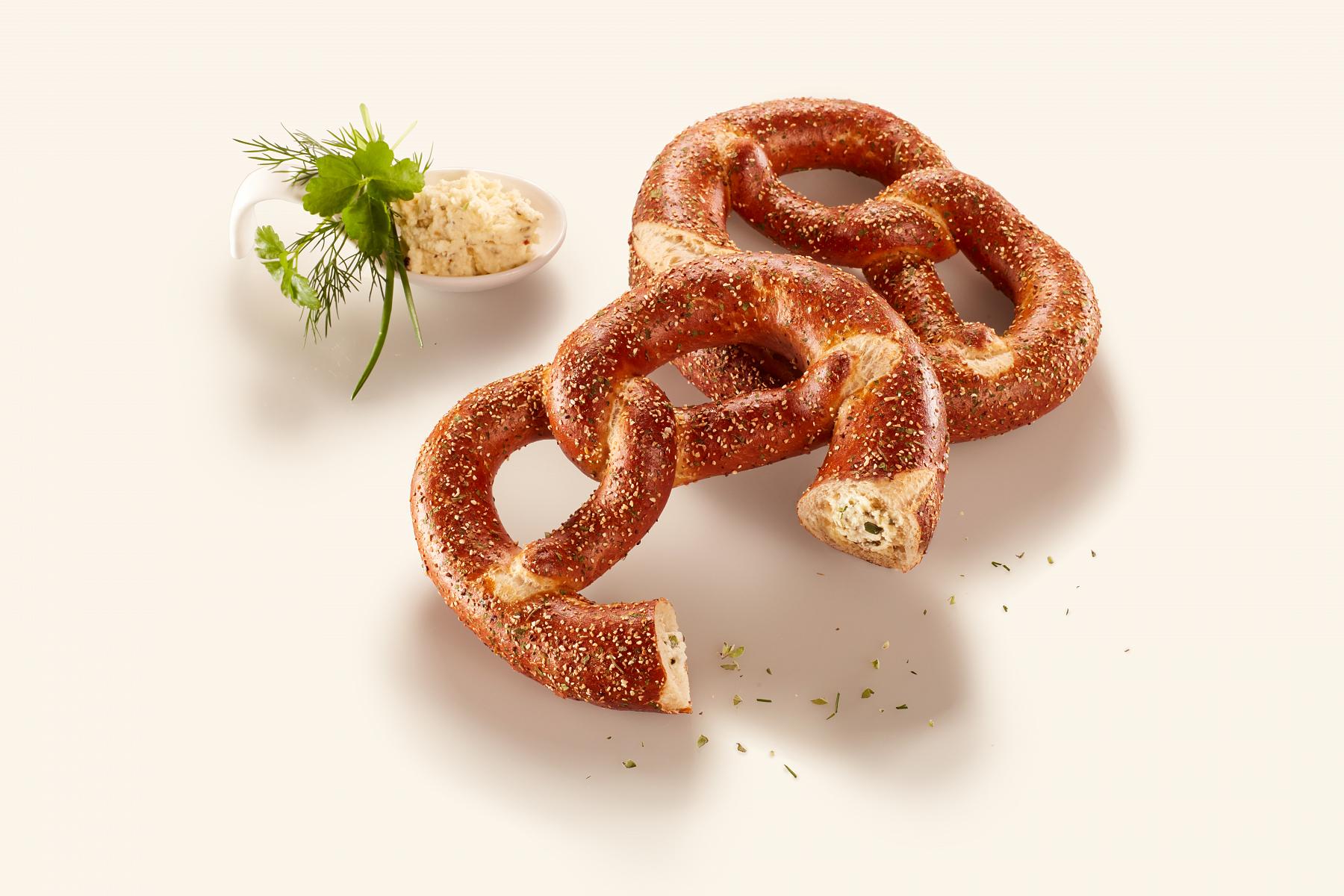 Laugenbrezel mit Kräuterbutter gefüllt, 81 g