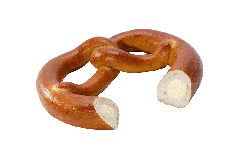 Laugenbrezel gefüllt mit gesalzener Butter, 79 g