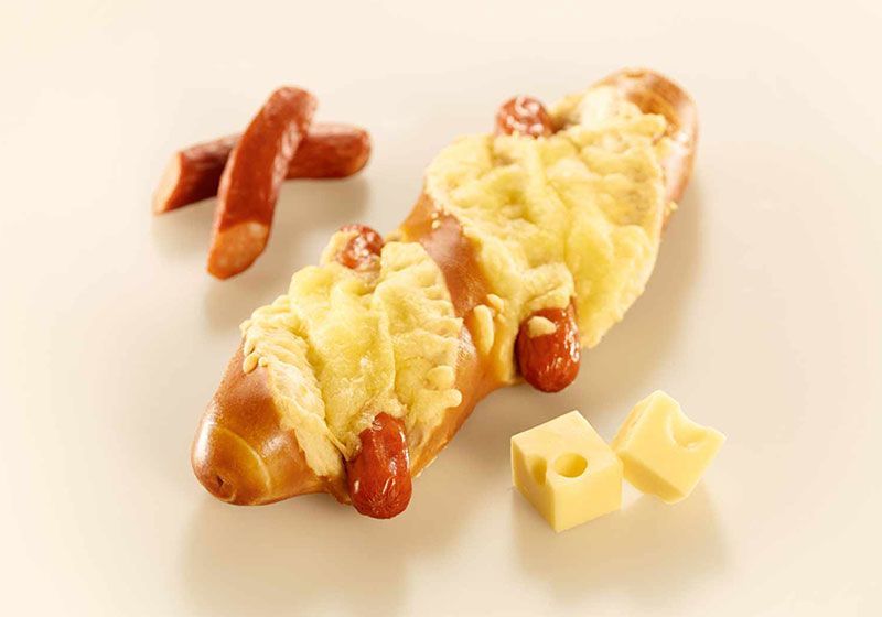 Pretzel Stick With Hungarian Sausage