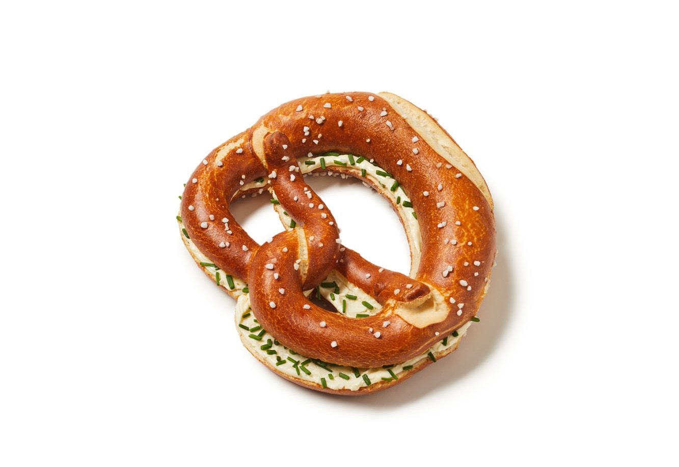 XL-Butterbrezel mit Schnittlauch
